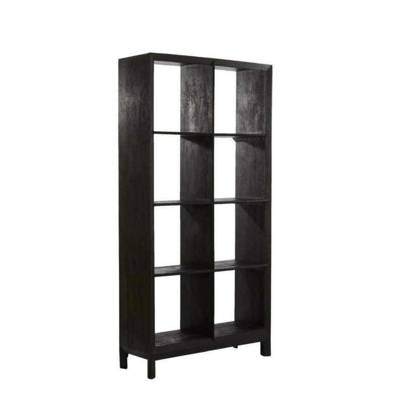 SHELF SND OPEN WOOD BLACK 190 - CABINETS, SHELVES